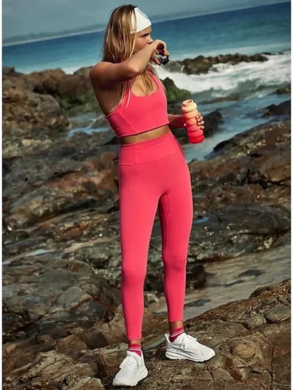 FP Movement by Free People Never Better Leggings Electric Sunset Medium